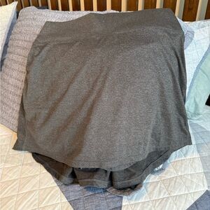 iOS Gray Athletic Skort